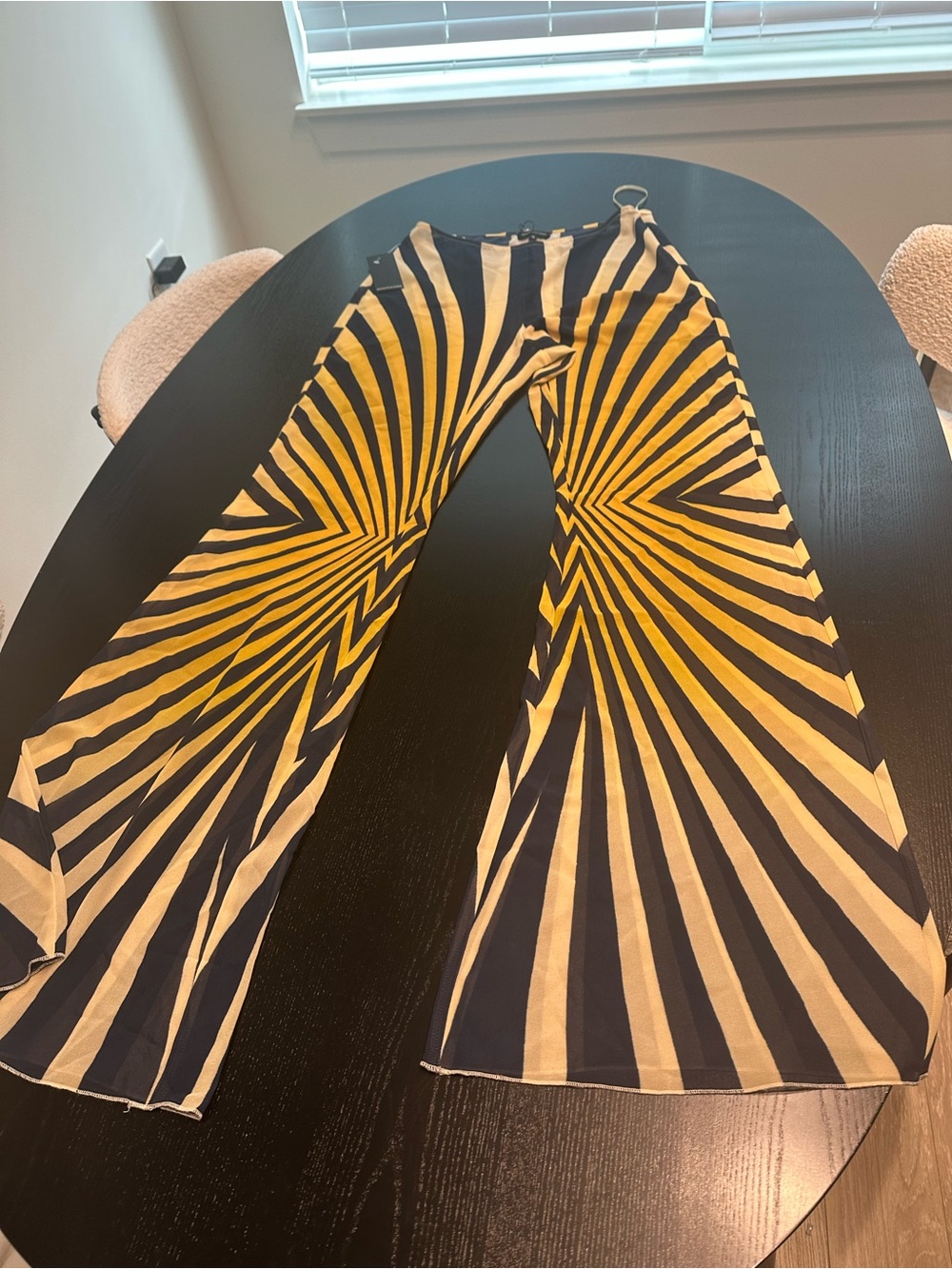 Noughts and Kisses Zebra Print Chiffon Pants